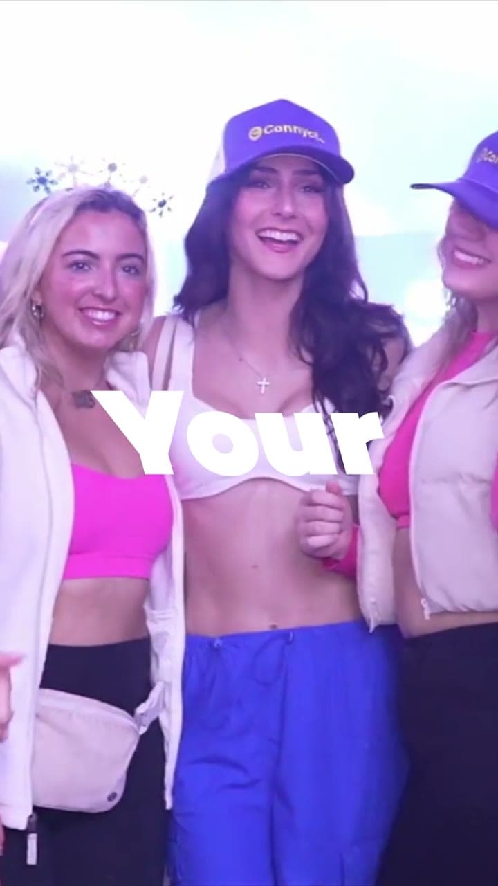 Social launch content featuring creators at an event
